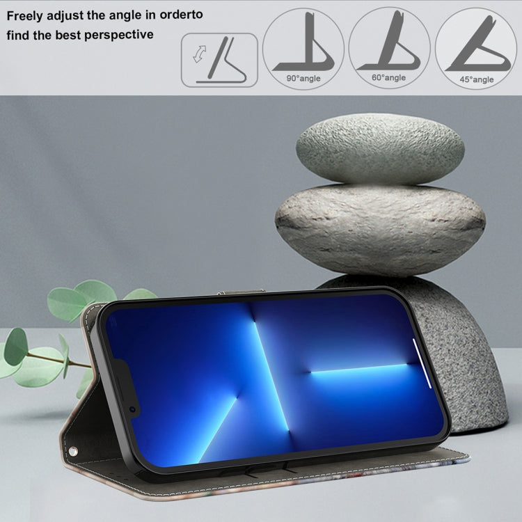 Crystal 3D Shockproof Protective Leather Phone Case, For iPhone 15 Plus