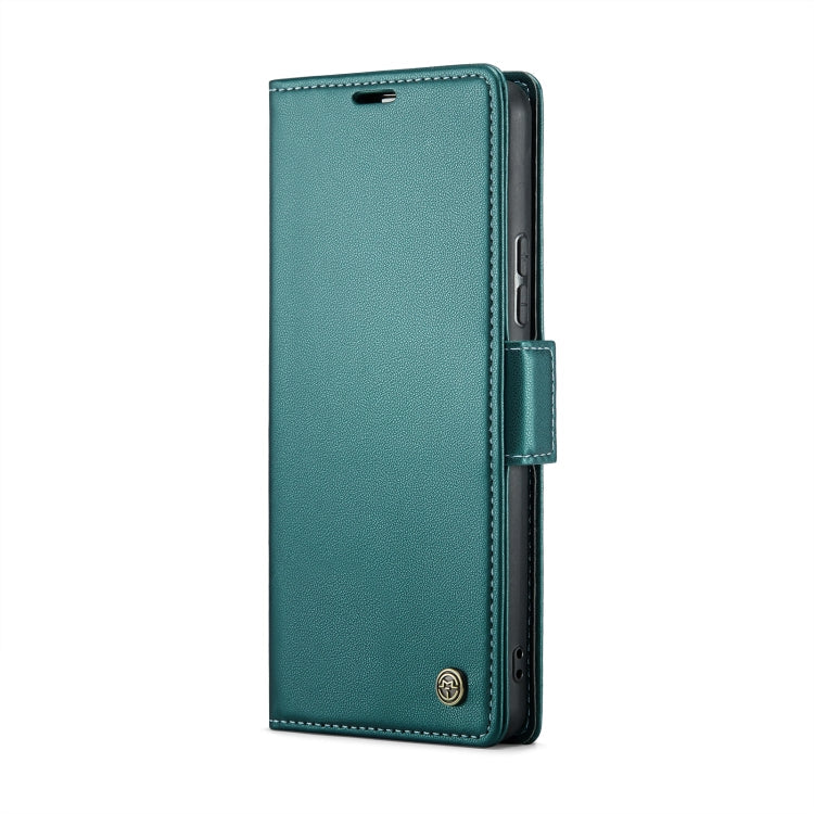 For Realme 11 Pro/11 Pro+ CaseMe 023 Butterfly Buckle Litchi Texture RFID Anti-theft Leather Phone Case(Pearly Blue)