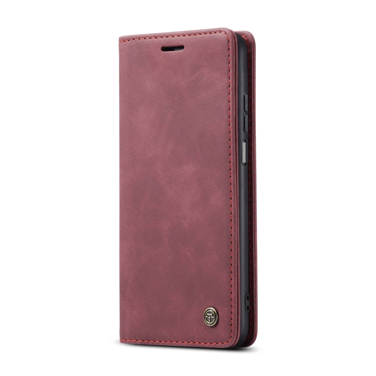 For Realme 10 4G CaseMe 013 Multifunctional Horizontal Flip Leather Phone Case(Wine Red)