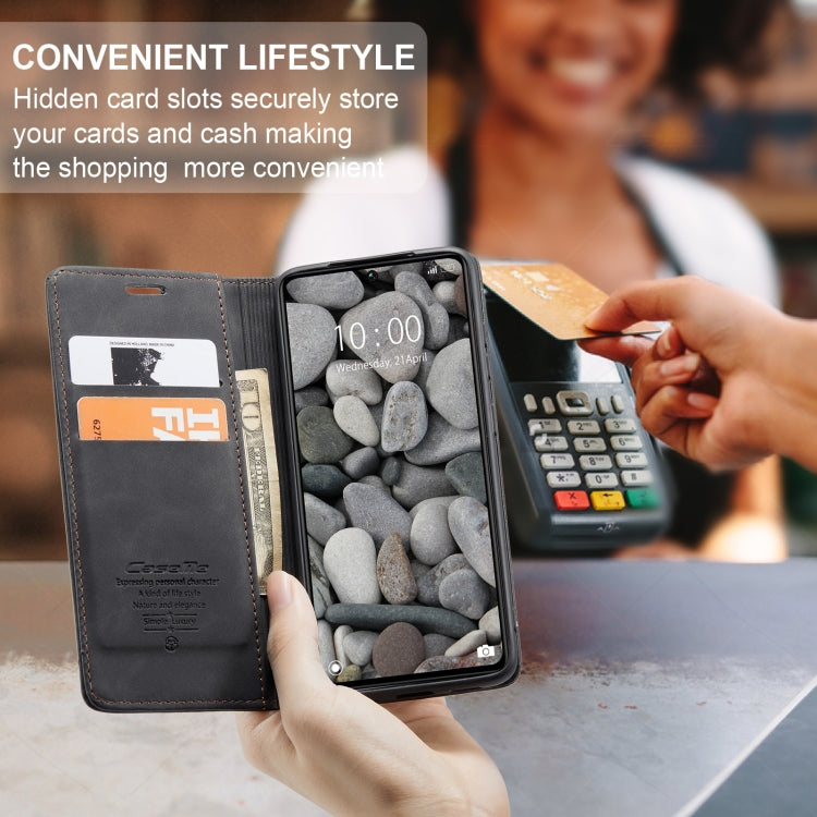 For Xiaomi Redmi Note 13 Pro 5G CaseMe 013 Multifunctional Horizontal Flip Leather Phone Case(Black)