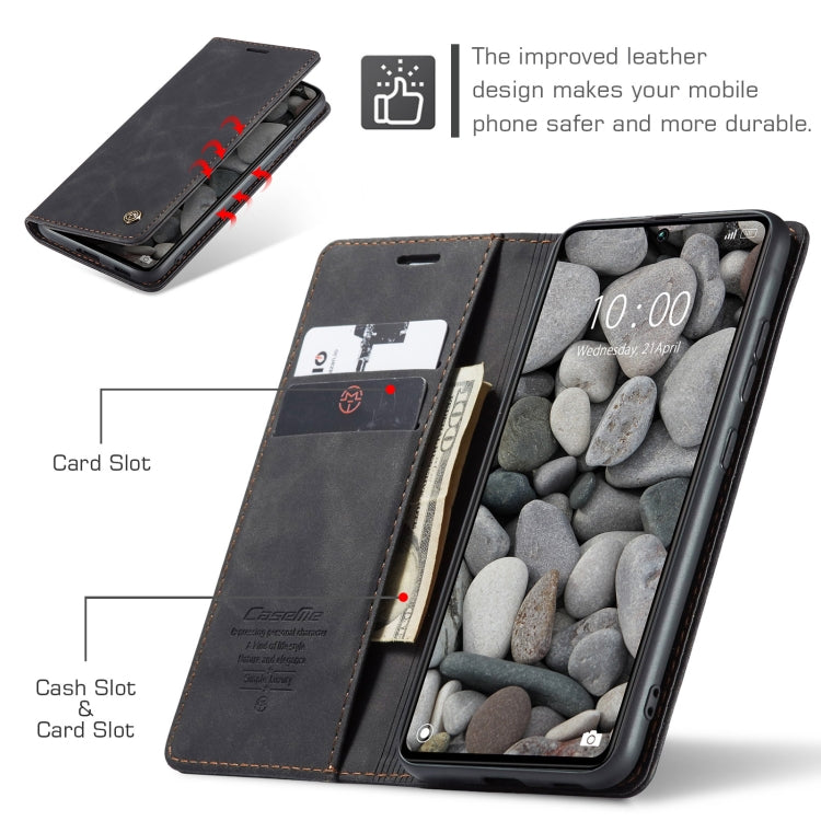 For Xiaomi Redmi Note 13 Pro 5G CaseMe 013 Multifunctional Horizontal Flip Leather Phone Case(Black)