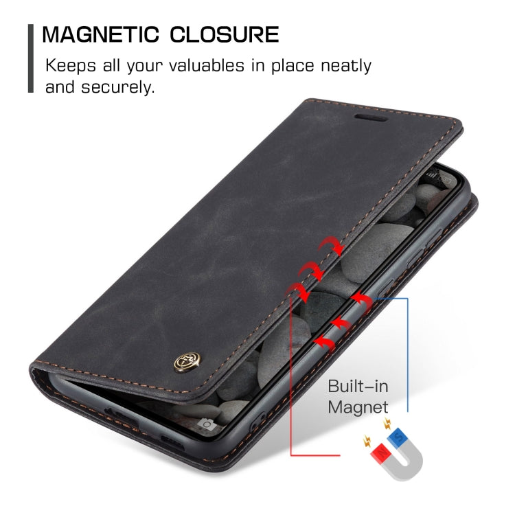 For Xiaomi Redmi Note 13 Pro 5G CaseMe 013 Multifunctional Horizontal Flip Leather Phone Case(Black)