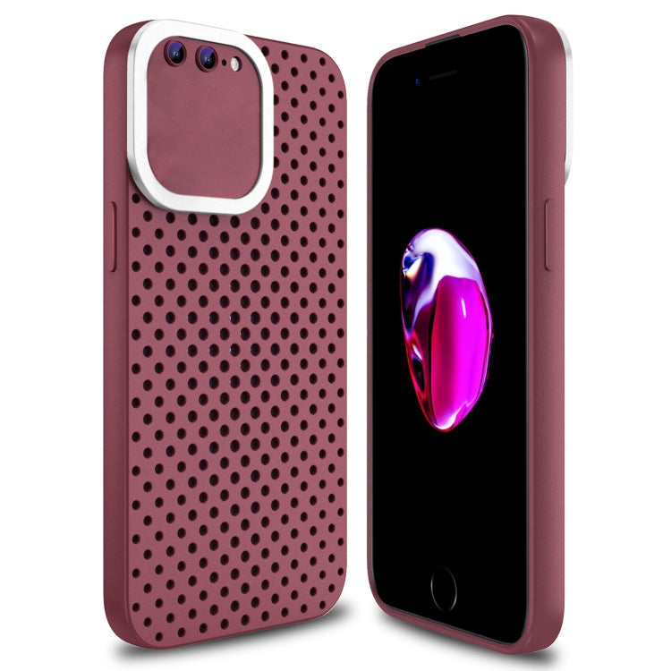 Hollow Heat Dissipation TPU Phone Case, For iPhone XR, For iPhone XS Max, For iPhone 8 Plus / 7 Plus
