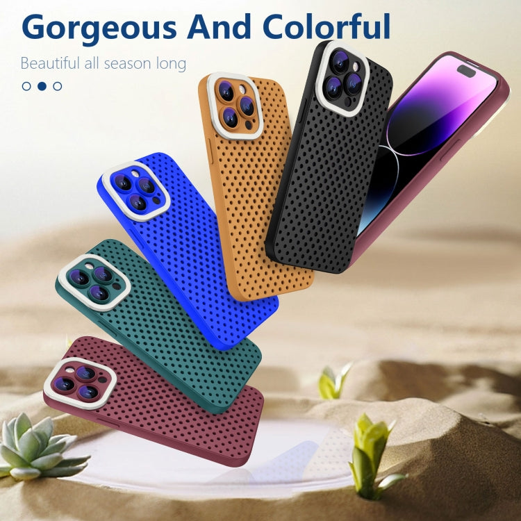 Hollow Heat Dissipation TPU Phone Case, For iPhone 13 Pro Max, For iPhone 13 Pro, For iPhone 13, For iPhone 12, For iPhone 12 Pro Max