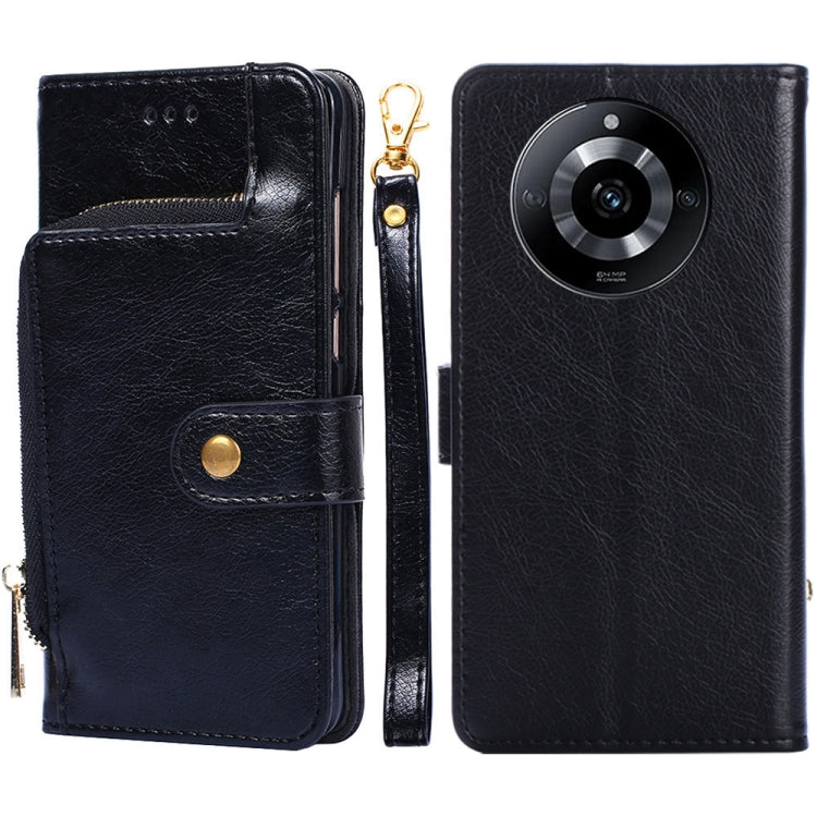 Zipper Bag Leather Phone Case, For Realme GT Neo6 SE, For Realme 12 5G, For Realme 12+ 5G, For Realme 12 Pro 5G, For Realme GT5 Pro 5G, For Realme 11 5G