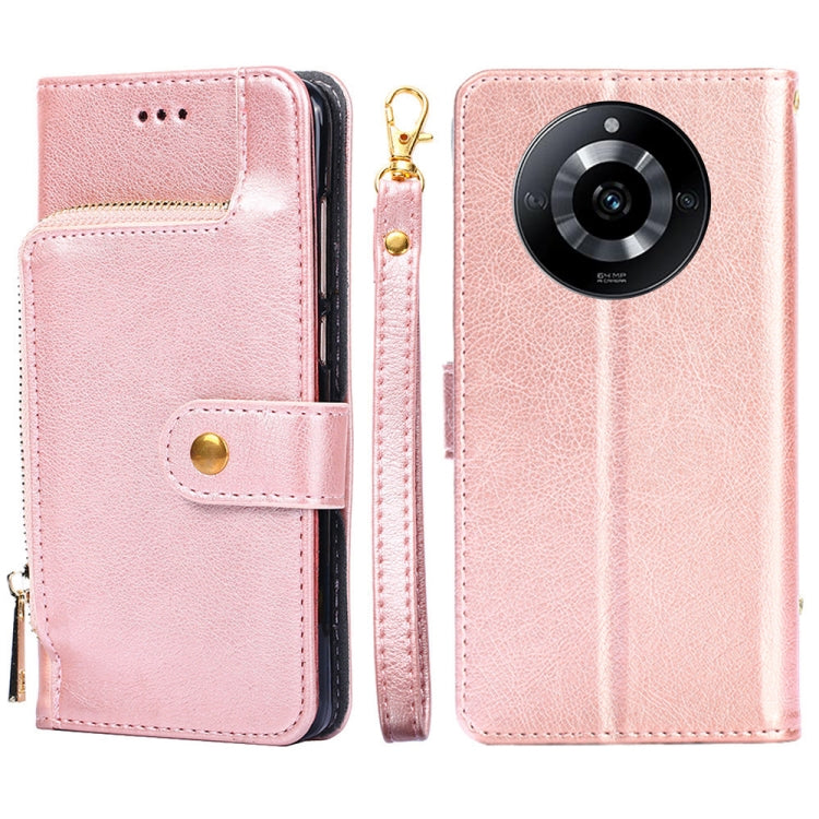 Zipper Bag Leather Phone Case, For Realme GT Neo6 SE, For Realme 12 5G, For Realme 12+ 5G, For Realme 12 Pro 5G, For Realme GT5 Pro 5G, For Realme 11 5G