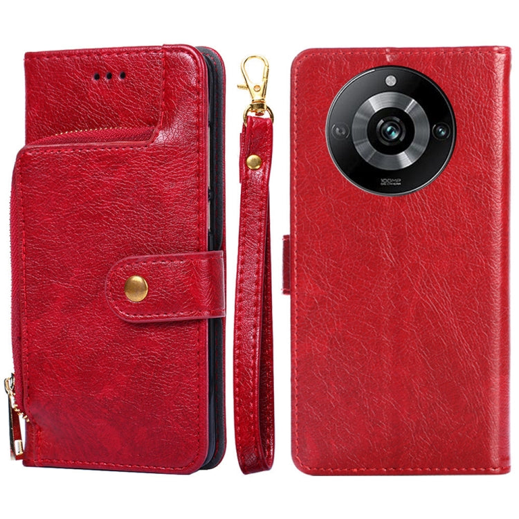 Zipper Bag Leather Phone Case, For Realme 11 Pro / 11 Pro+ 5G, For Realme C65 4G