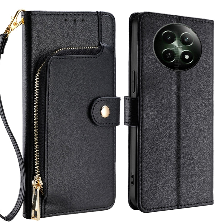 Zipper Bag Leather Phone Case, For Realme GT Neo6 SE, For Realme 12 5G, For Realme 12+ 5G, For Realme 12 Pro 5G, For Realme GT5 Pro 5G, For Realme 11 5G