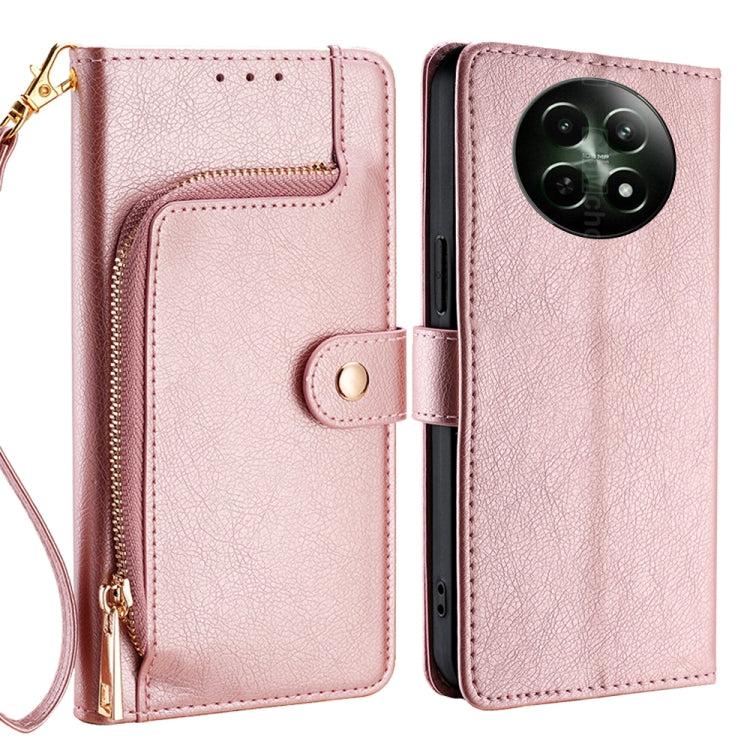 Zipper Bag Leather Phone Case, For Realme GT Neo6 SE, For Realme 12 5G, For Realme 12+ 5G, For Realme 12 Pro 5G, For Realme GT5 Pro 5G, For Realme 11 5G