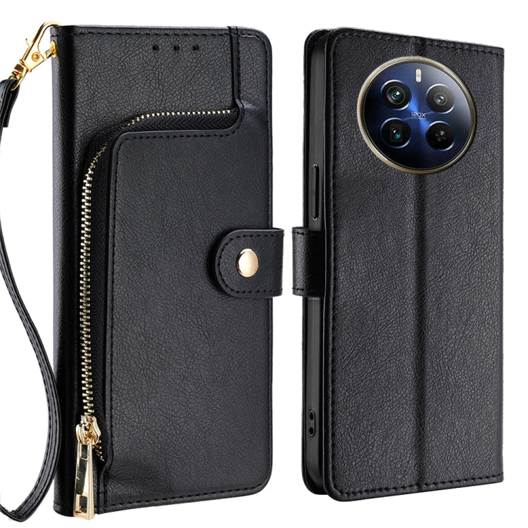 Zipper Bag Leather Phone Case, For Realme GT Neo6 SE, For Realme 12 5G, For Realme 12+ 5G, For Realme 12 Pro 5G, For Realme GT5 Pro 5G, For Realme 11 5G