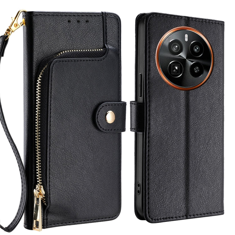 Zipper Bag Leather Phone Case, For Realme GT Neo6 SE, For Realme 12 5G, For Realme 12+ 5G, For Realme 12 Pro 5G, For Realme GT5 Pro 5G, For Realme 11 5G