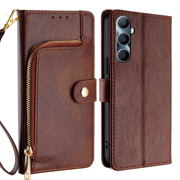 Zipper Bag Leather Phone Case, For Realme 11 Pro / 11 Pro+ 5G, For Realme C65 4G