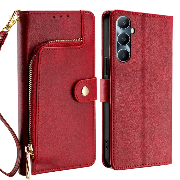 Zipper Bag Leather Phone Case, For Realme 11 Pro / 11 Pro+ 5G, For Realme C65 4G