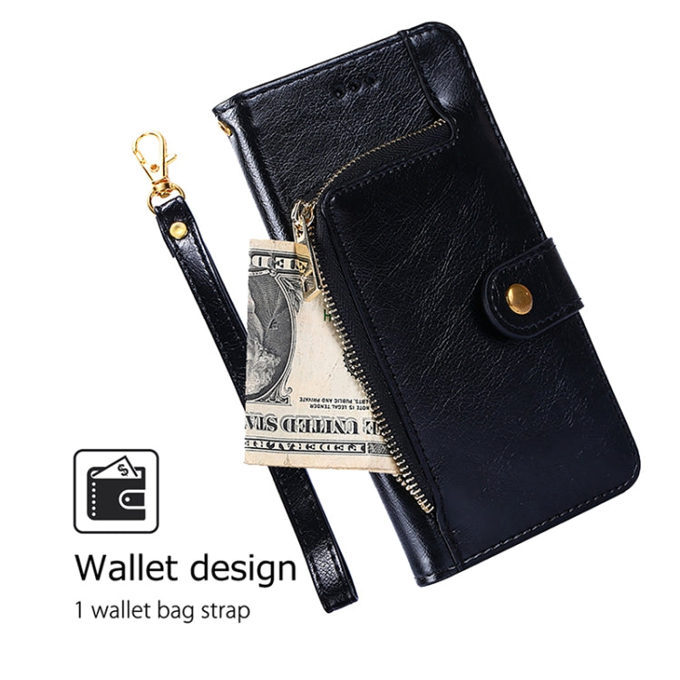 Zipper Bag Leather Phone Case, For Realme GT Neo6 SE, For Realme 12 5G, For Realme 12+ 5G, For Realme 12 Pro 5G, For Realme GT5 Pro 5G, For Realme 11 5G