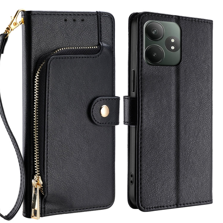 Zipper Bag Leather Phone Case, For Realme GT Neo6 SE, For Realme 12 5G, For Realme 12+ 5G, For Realme 12 Pro 5G, For Realme GT5 Pro 5G, For Realme 11 5G