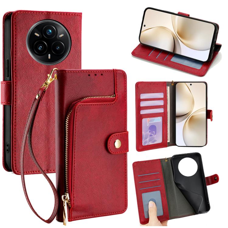 Zipper Bag Leather Phone Case, For Realme P3 Ultra 5G, For Realme P3 Pro 5G Global, For Realme 14 Pro+ 5G, For Realme 14 Pro 5G Global, For Realme C75 4G / 14x 5G Global, For Realme 13 Pro 5G