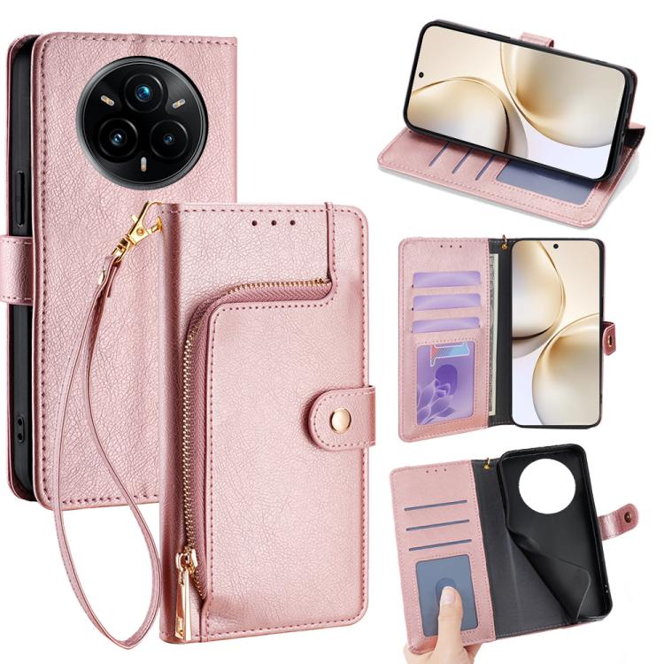Zipper Bag Leather Phone Case, For Realme P3 Ultra 5G, For Realme P3 Pro 5G Global, For Realme 14 Pro+ 5G, For Realme 14 Pro 5G Global, For Realme C75 4G / 14x 5G Global, For Realme 13 Pro 5G