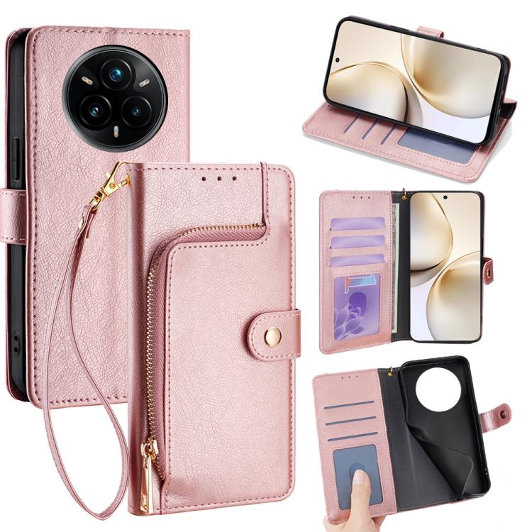 Zipper Bag Leather Phone Case, For Realme P3 Ultra 5G, For Realme P3 Pro 5G Global, For Realme 14 Pro+ 5G, For Realme 14 Pro 5G Global, For Realme C75 4G / 14x 5G Global, For Realme 13 Pro 5G