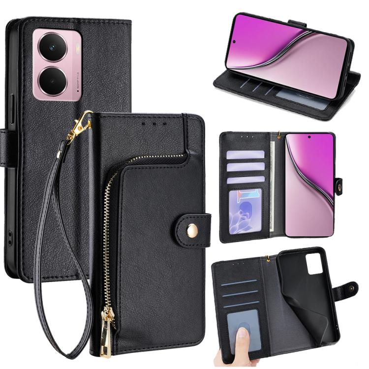 Zipper Bag Leather Phone Case, For Realme P3 Ultra 5G, For Realme P3 Pro 5G Global, For Realme 14 Pro+ 5G, For Realme 14 Pro 5G Global, For Realme C75 4G / 14x 5G Global, For Realme 13 Pro 5G