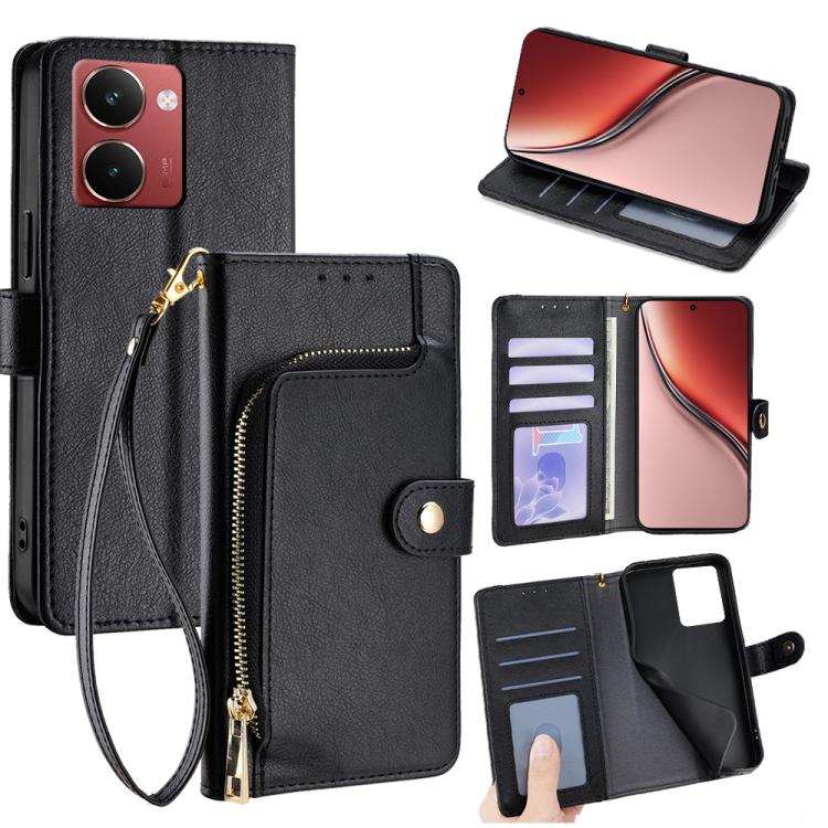 Zipper Bag Leather Phone Case, For Realme P3 Ultra 5G, For Realme P3 Pro 5G Global, For Realme 14 Pro+ 5G, For Realme 14 Pro 5G Global, For Realme C75 4G / 14x 5G Global, For Realme 13 Pro 5G