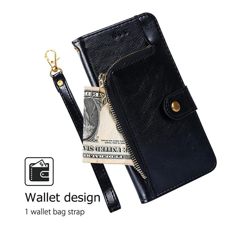 Zipper Bag Leather Phone Case, For Realme P4x 5G, For Realme C85 5G, For Realme 15T 5G Global, For Realme C71 4G, For Realme GT 7 5G Global, For Realme 14 5G Global