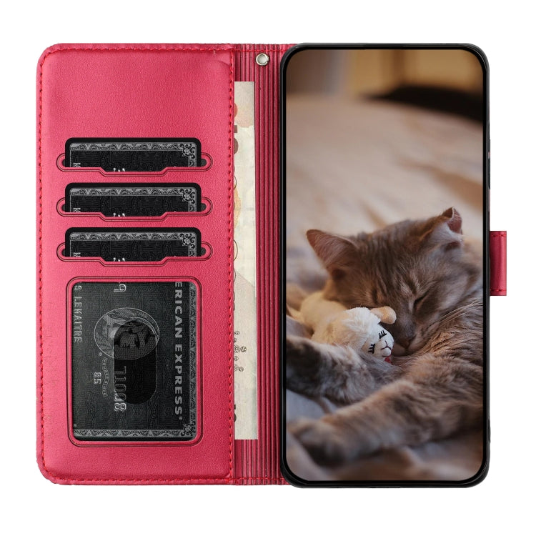 Cat Embossing Pattern Leather Phone Case with Lanyard, For Xiaomi Poco M4 Pro 4G, For Xiaomi Poco X4 Pro 5G