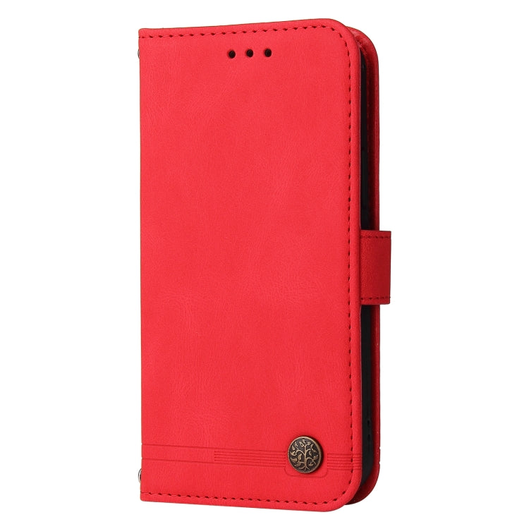 Skin Feel Life Tree Leather Phone Case, For iPhone 15