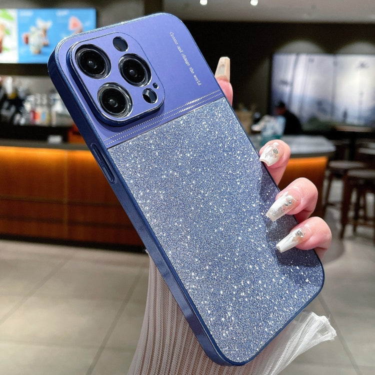 Metallic Glitter Powder Shockproof Phone Case, For iPhone 14 Plus, For iPhone 14, For iPhone 14 Pro, For iPhone 14 Pro Max