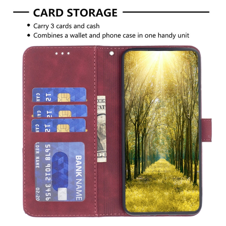 Magnetic Buckle Rhombus Texture Leather Phone Case, For iPhone 16 Pro Max, For iPhone 16 Pro, For iPhone 16 Plus, For iPhone 16