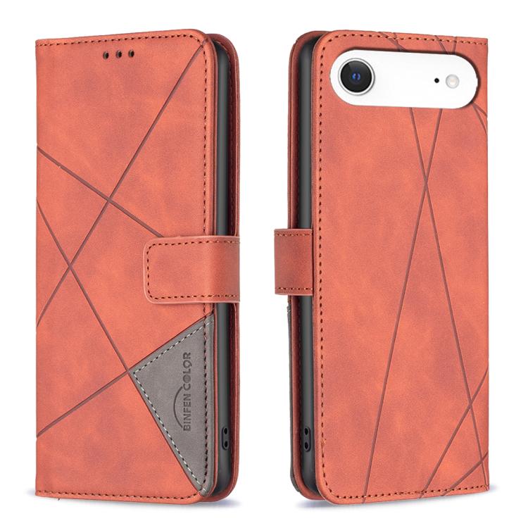 Magnetic Buckle Rhombus Texture Leather Phone Case, For iPhone 17 Pro Max, For iPhone 17 Pro, For iPhone 17, For iPhone Air