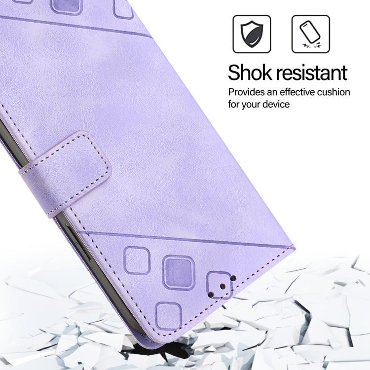 Skin-feel Embossed Leather Phone Case, For iPhone 16, For iPhone 15 Pro Max, For iPhone 15 Pro, For iPhone 15 Plus