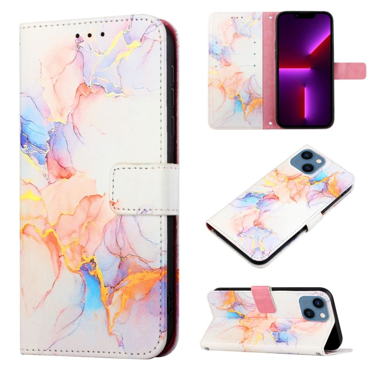 PT003 Marble Pattern Flip Leather Phone Case, For iPhone 16, For iPhone 15 Pro Max, For iPhone 15 Pro, For iPhone 15 Plus