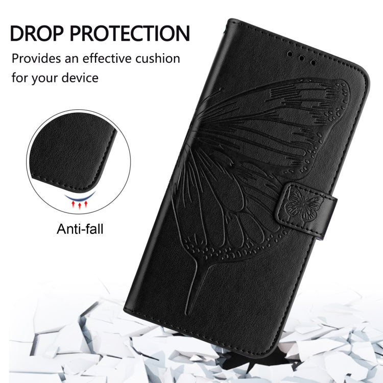 Embossed Butterfly Leather Phone Case, For iPhone 16 Pro, For iPhone 16 Plus, For iPhone 16