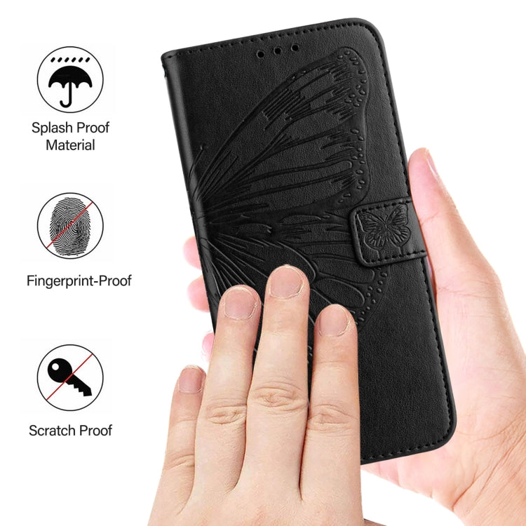 Embossed Butterfly Leather Phone Case, For iPhone 16 Pro, For iPhone 16 Plus, For iPhone 16