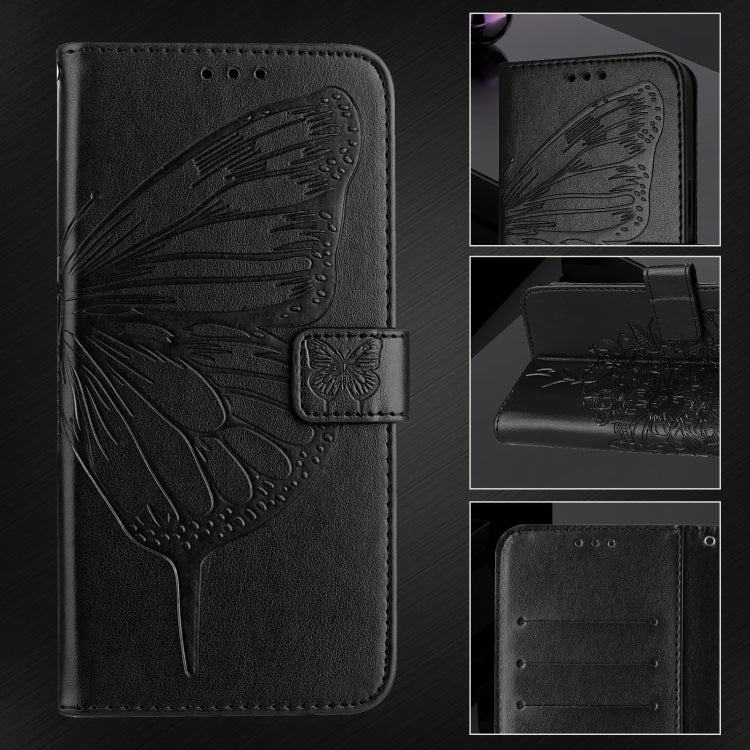 Embossed Butterfly Leather Phone Case, For iPhone 16 Pro, For iPhone 16 Plus, For iPhone 16