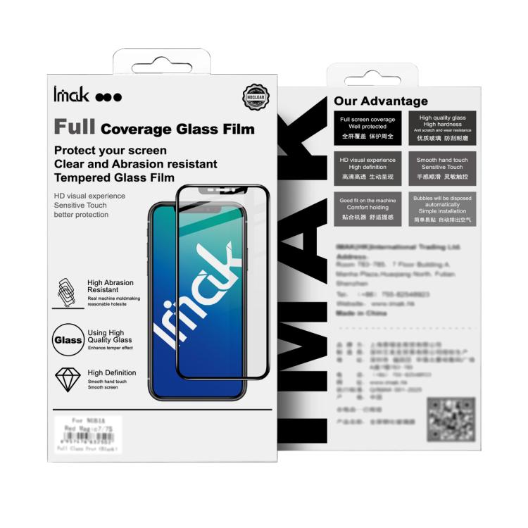 For Huawei Pura 80 5G imak 9H Surface Hardness Full Screen Tempered Glass Film Pro+ Series