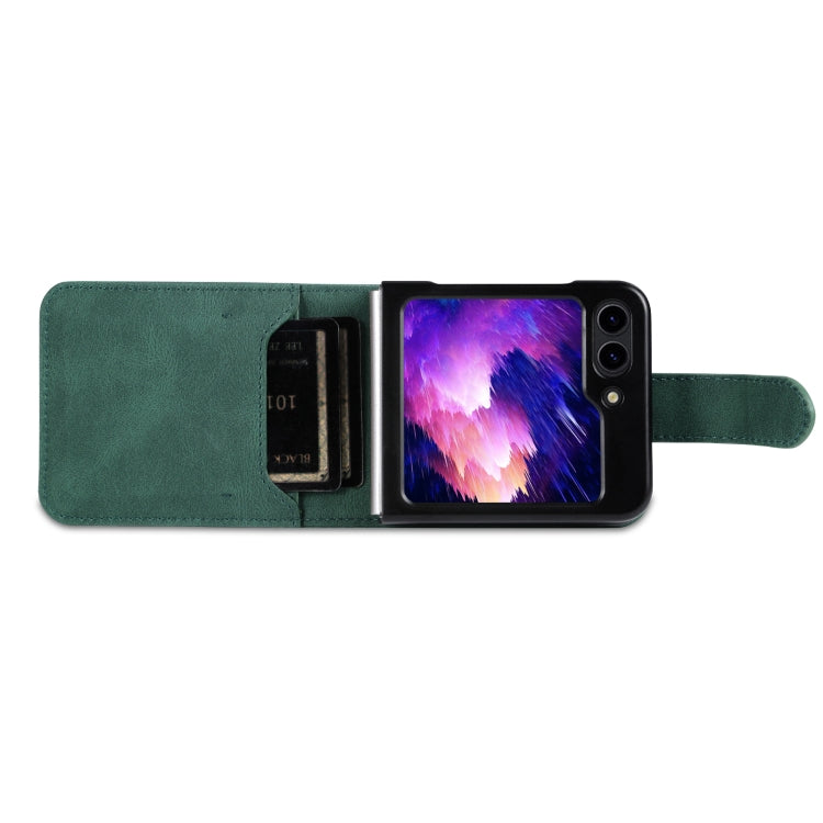 For Samsung Galaxy Z Flip6 / Flip7 FE AZNS Dream II Skin Feel PU+TPU Horizontal Flip PU Phone Case(Green)