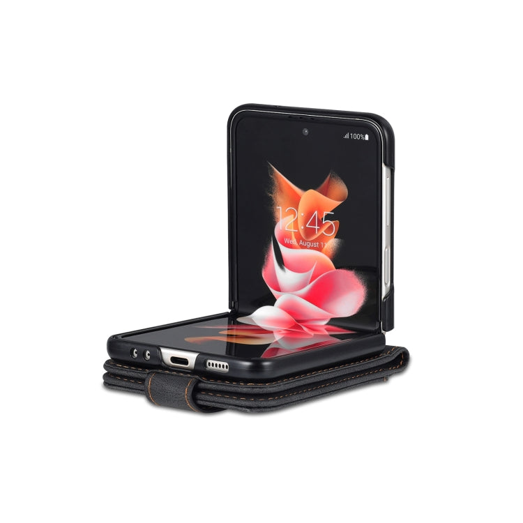 For Samsung Galaxy Z Flip6 / Flip7 FE AZNS Dream II Skin Feel PU+TPU Horizontal Flip PU Phone Case(Black)