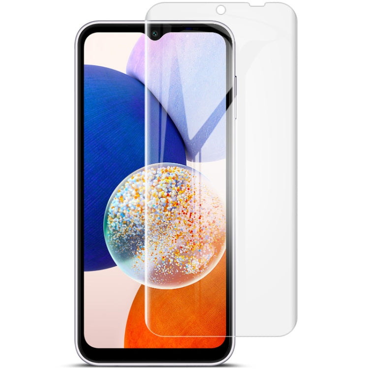 For Samsung Galaxy A14 4G / 5G 2 in 1 imak Curved Full Screen Hydrogel Film Front Protector