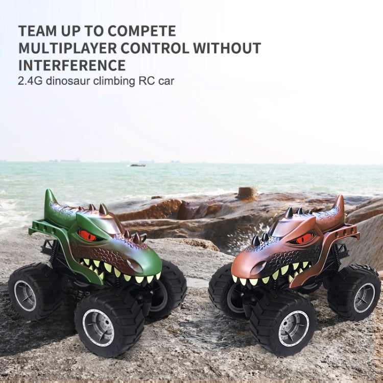 JJR/C Q148 2.4G Dinosaur Climbing Remote Control Car Monster Truck(Green)