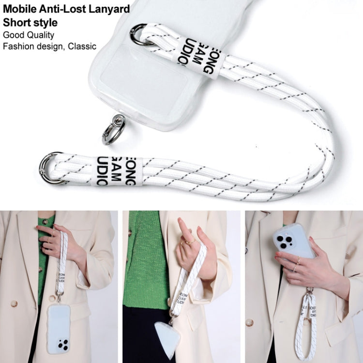 imak Short Style Phone Anti-Lost Lanyard(White)