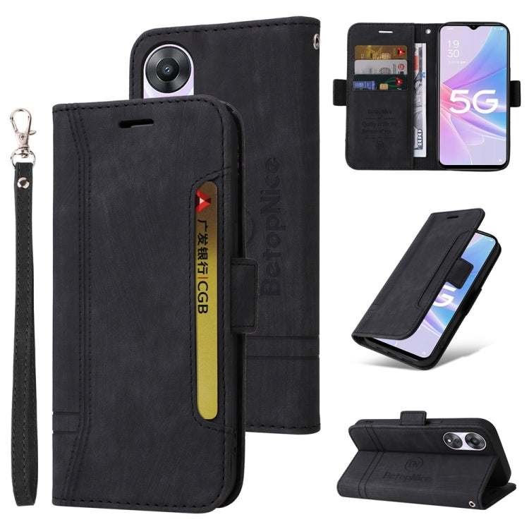 BETOPNICE Dual-side Buckle Leather Phone Case, For OPPO A78 4G, For OPPO Reno10 Pro+ 5G Global, For OPPO A1 5G / A98 / F23 5G, For OPPO A78 5G Global