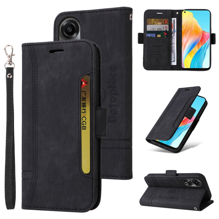 BETOPNICE Dual-side Buckle Leather Phone Case, For OPPO A78 4G, For OPPO Reno10 Pro+ 5G Global, For OPPO A1 5G / A98 / F23 5G, For OPPO A78 5G Global