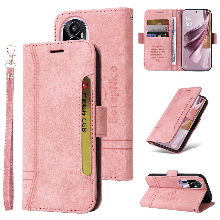 BETOPNICE Dual-side Buckle Leather Phone Case, For OPPO A78 4G, For OPPO Reno10 Pro+ 5G Global, For OPPO A1 5G / A98 / F23 5G, For OPPO A78 5G Global