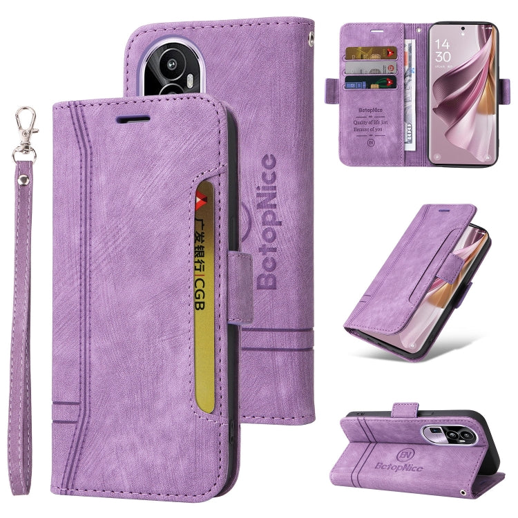 BETOPNICE Dual-side Buckle Leather Phone Case, For OPPO A78 4G, For OPPO Reno10 Pro+ 5G Global, For OPPO A1 5G / A98 / F23 5G, For OPPO A78 5G Global