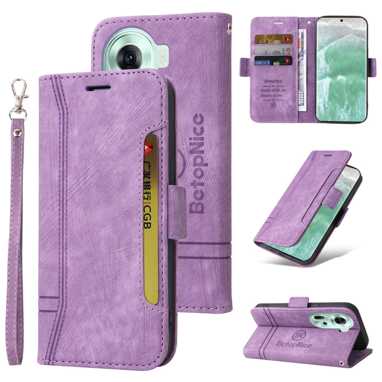BETOPNICE Dual-side Buckle Leather Phone Case, For OPPO Reno11 5G Global, For OPPO A58 4G, For OPPO Reno10 5G Global/Reno10 Pro 5G Global, For OPPO Reno11 Pro 5G Global