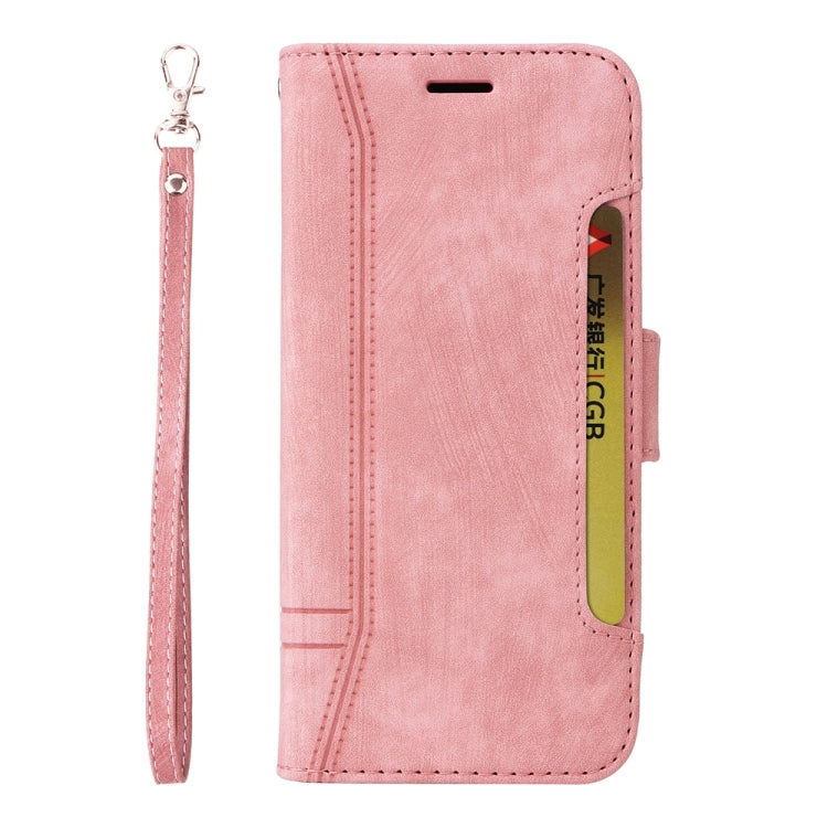 For Samsung Galaxy A35 5G BETOPNICE Dual-side Buckle Leather Phone Case(Pink)