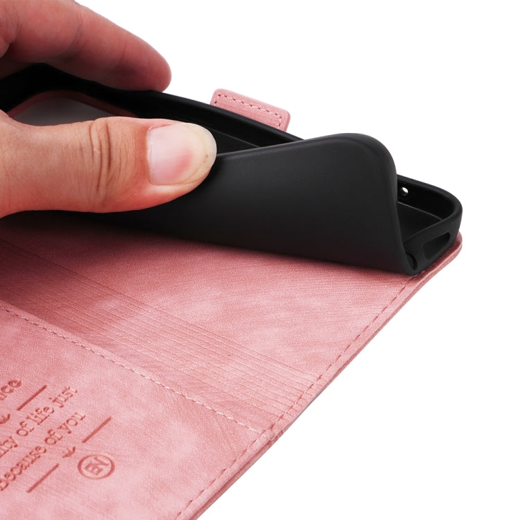 For Xiaomi Redmi Note 12S 4G Global BETOPNICE Dual-side Buckle Leather Phone Case(Pink)