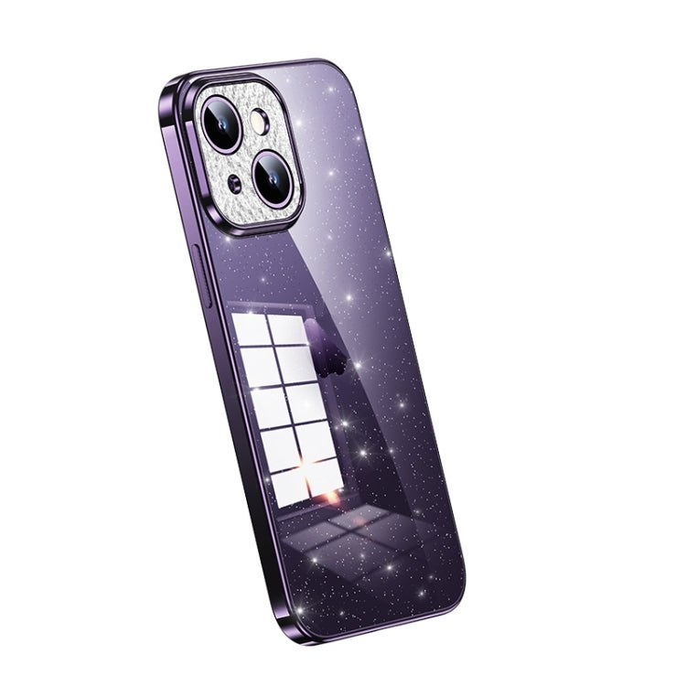 SULADA Electroplated Transparent Glittery TPU Phone Case, For iPhone 15 Pro Max, For iPhone 14 Plus, For iPhone 15 Pro, For iPhone 14, For iPhone 15 Plus, For iPhone 14 Pro
