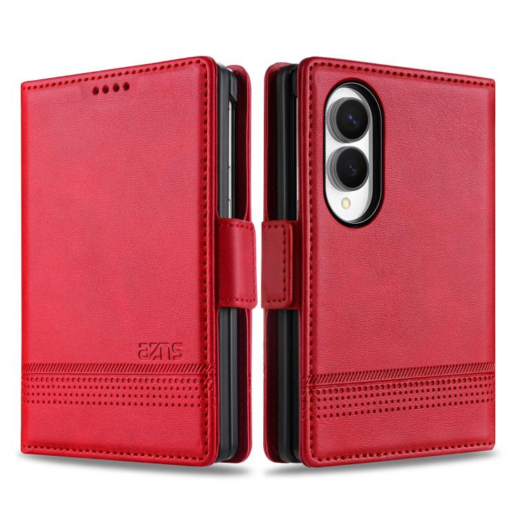 AZNS Magnetic Calf Texture Flip Leather Phone Case, For Galaxy Z Fold8 5G, For Galaxy Z Fold8 Ultra 5G, For Galaxy Z Flip8 5G, For Samsung Galaxy Z Flip7 FE / Flip6